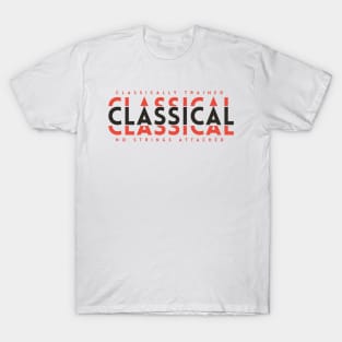 Classically Trained Classical Dark Orange T-Shirt